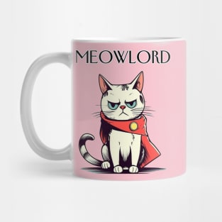 Alone Cute Cat Meow Lord Mug